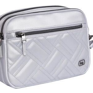 LUG Super Coupe 2 Satin Luxe VL Metallic Silver/Multi Stripe Lining 🩶🤍🩷🩵💜 BNWT